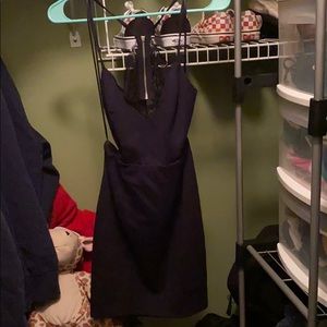 Navy blue homecoming dress